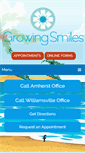 Mobile Screenshot of growingwnysmiles.com